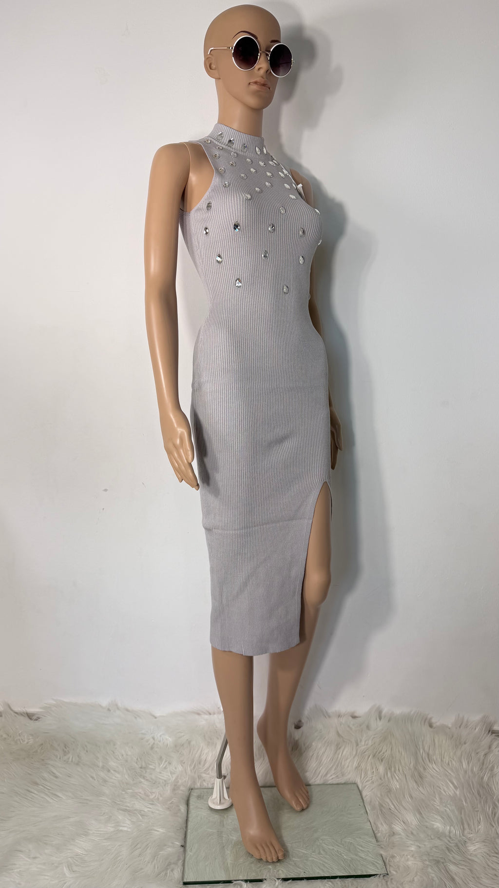 Vestito semi-lungo elegante da donna