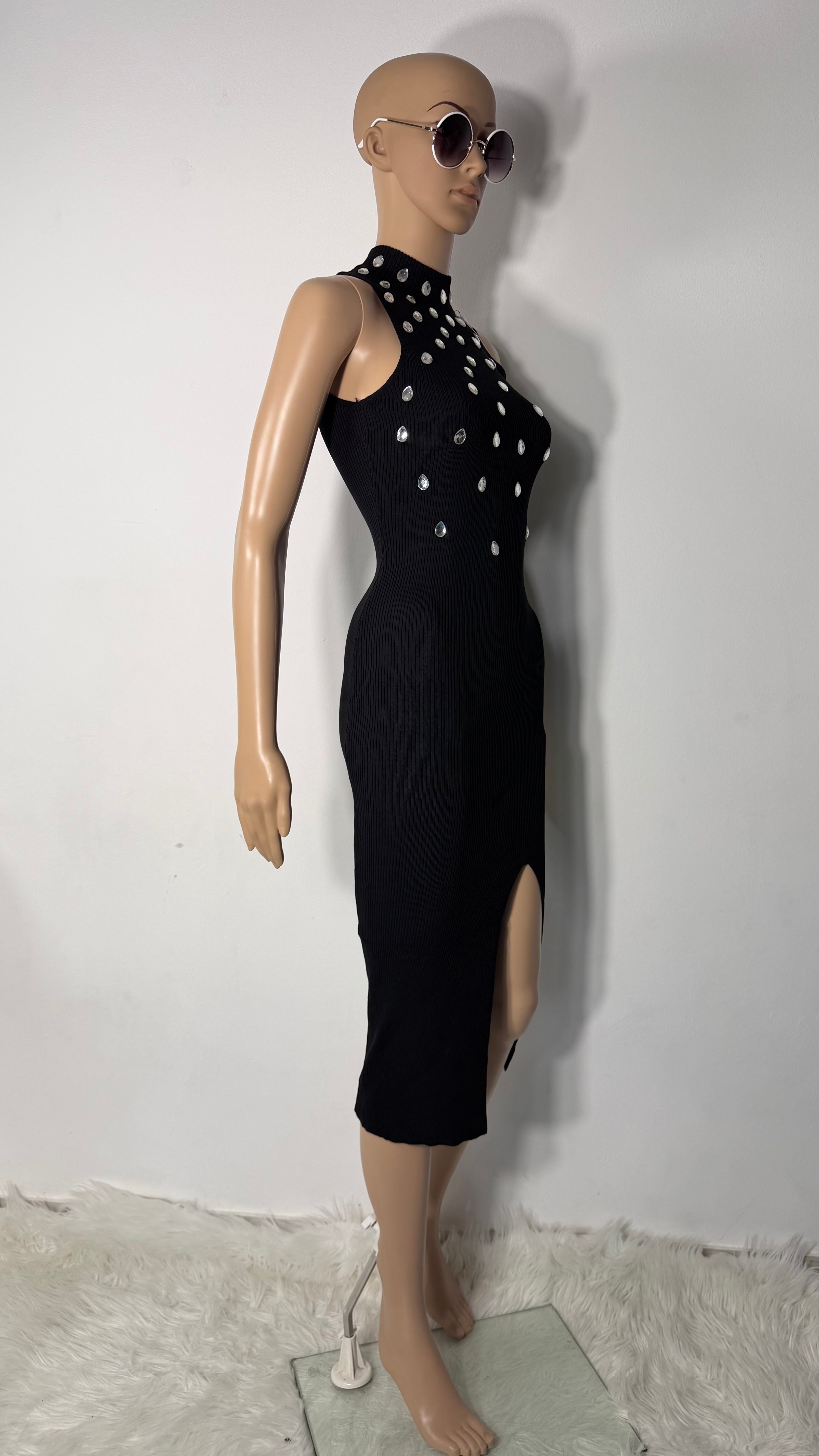 Vestito semi-lungo elegante da donna