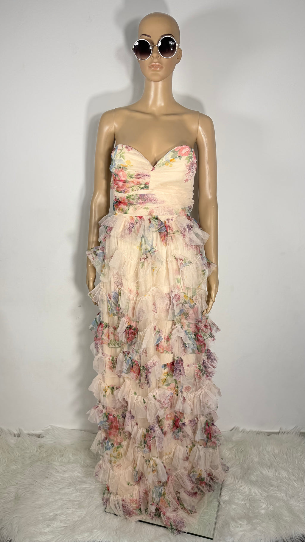 Vestito Lungo Elegante Donna per Cerimonia e Feste