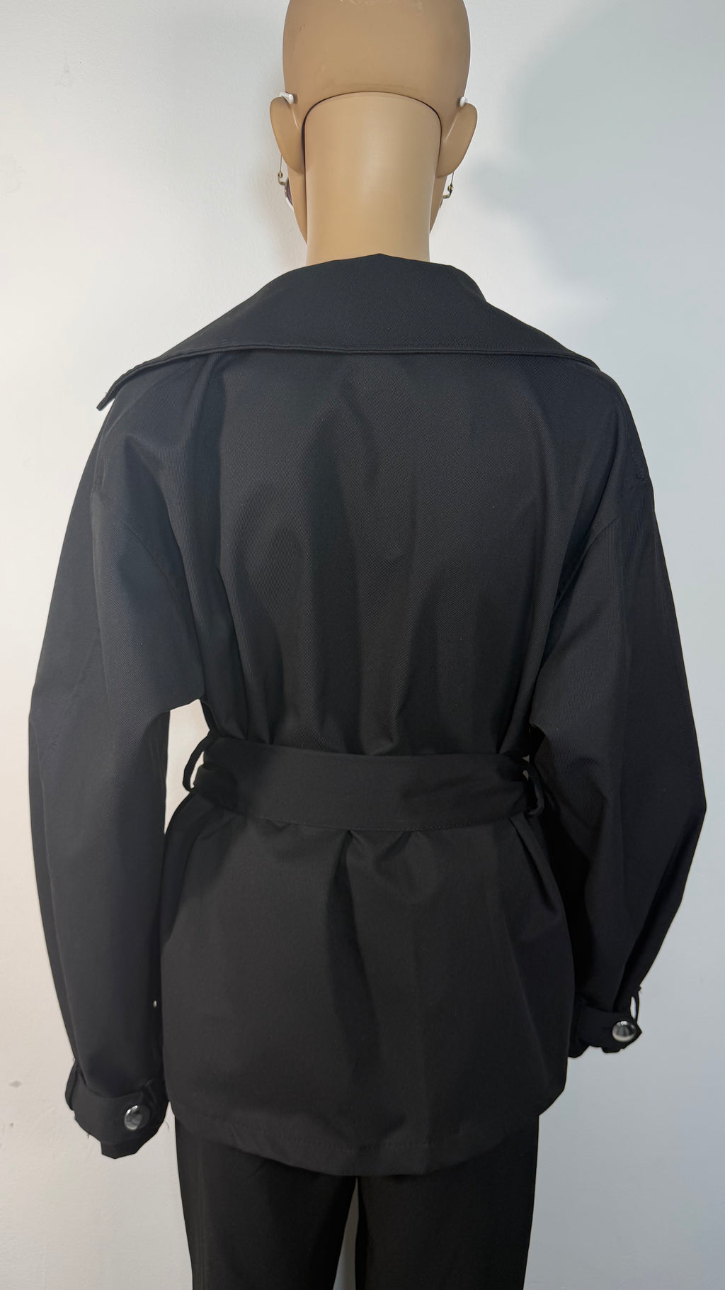 ✨ Completo Elegante Donna con Giacca Cintura e Pantaloni Ampi ✨