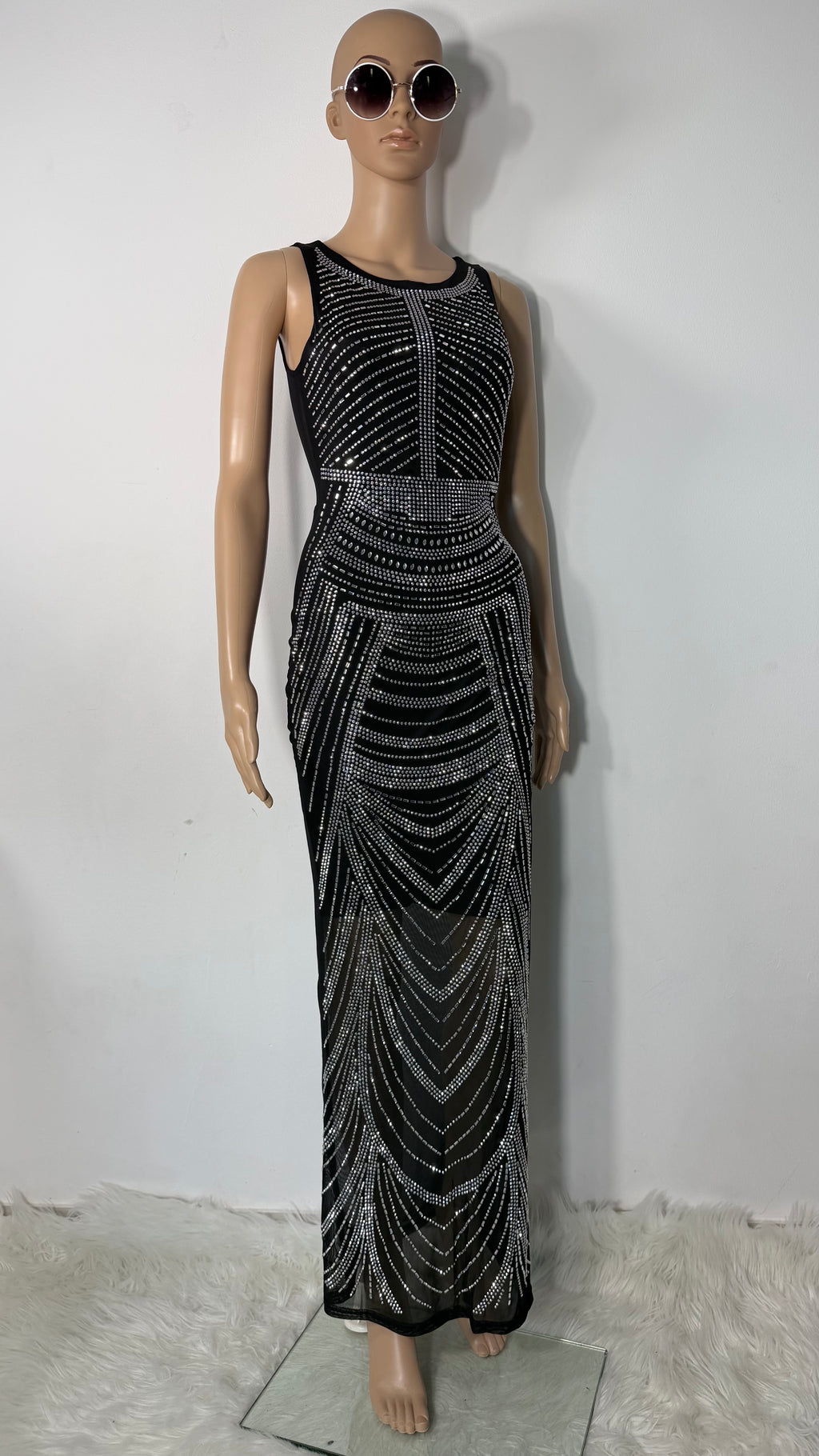 Vestito chic e elegante lungo donna – Per occasioni speciali