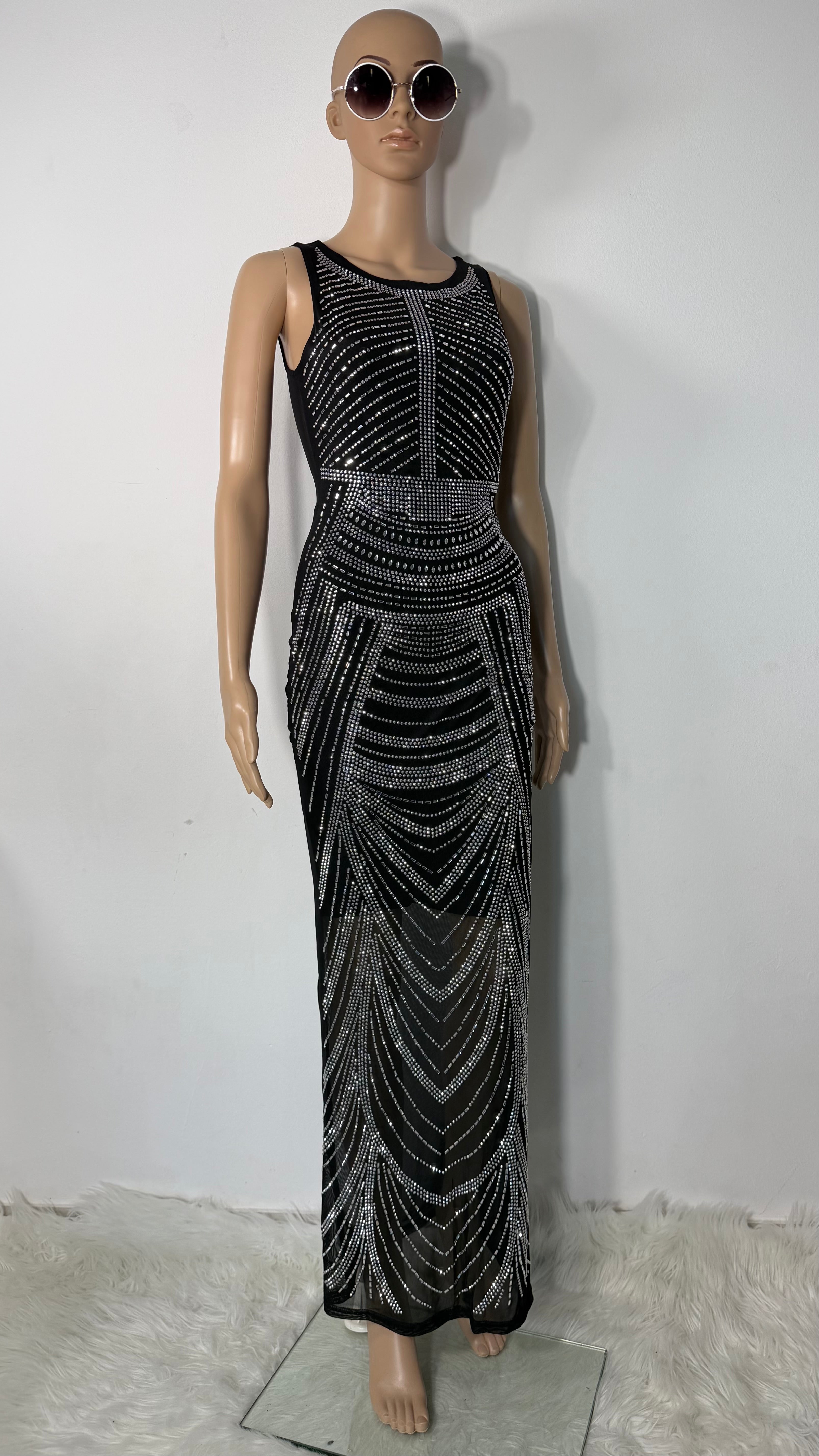 Vestito chic e elegante lungo donna – Per occasioni speciali