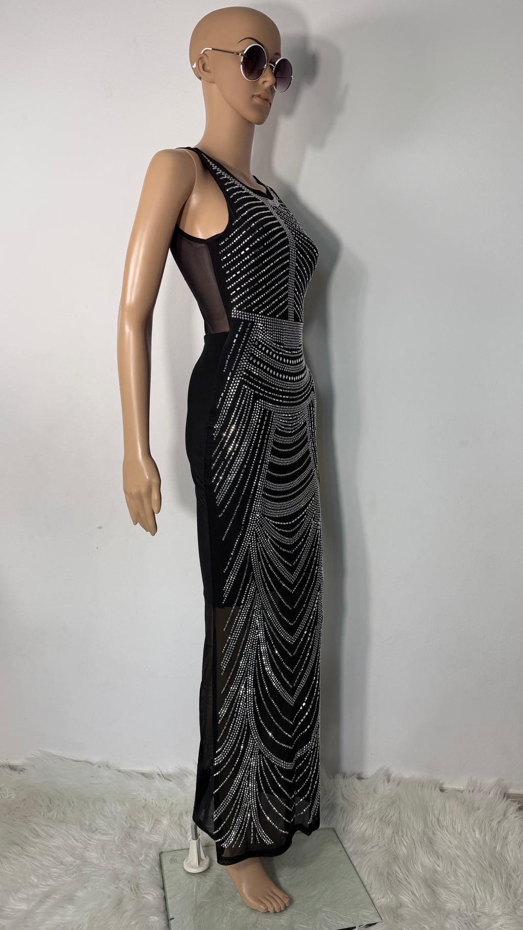 Vestito chic e elegante lungo donna – Per occasioni speciali
