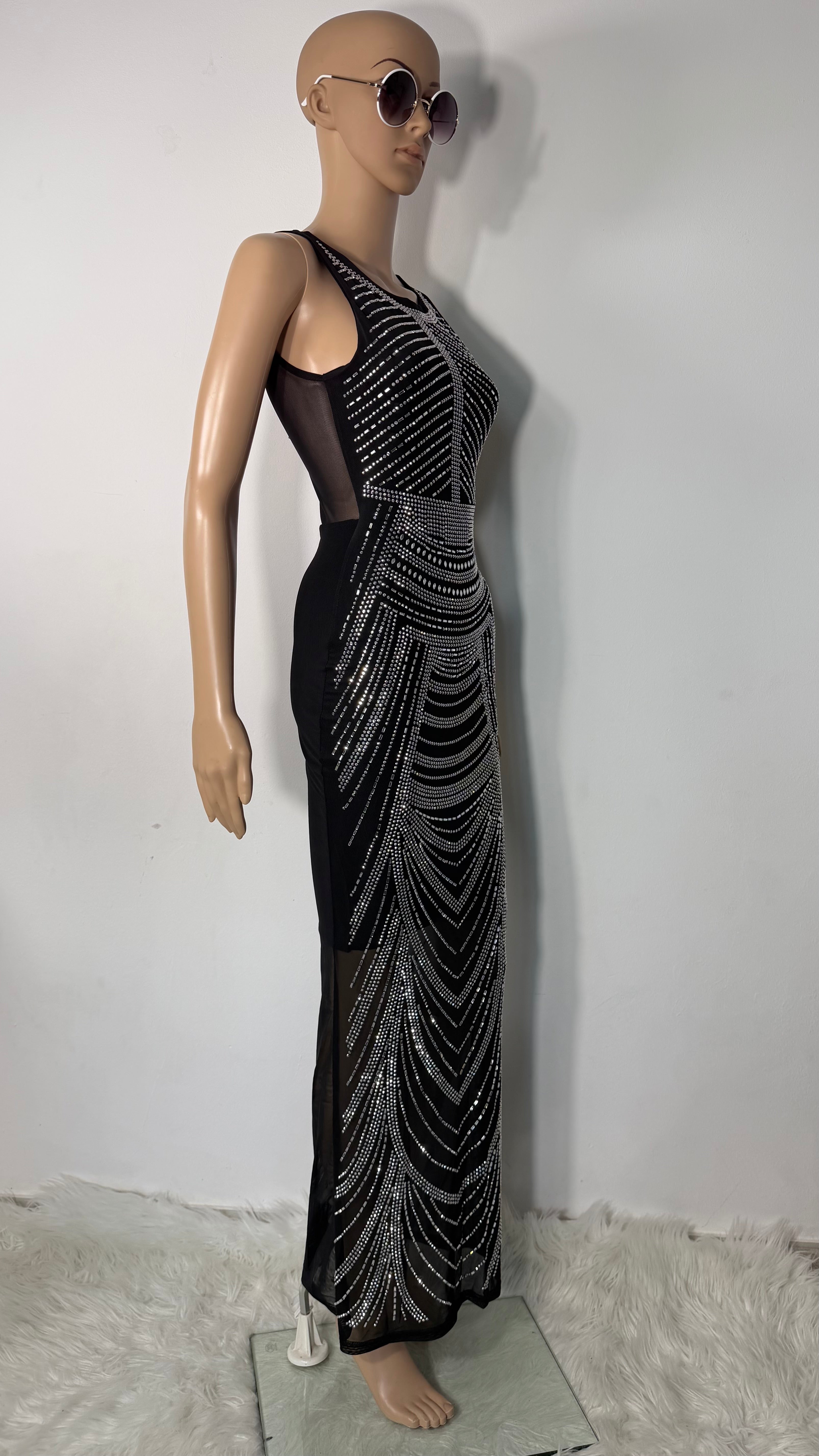 Vestito chic e elegante lungo donna – Per occasioni speciali