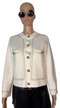 Cardigan elegante donna con bottoni dorati ✨