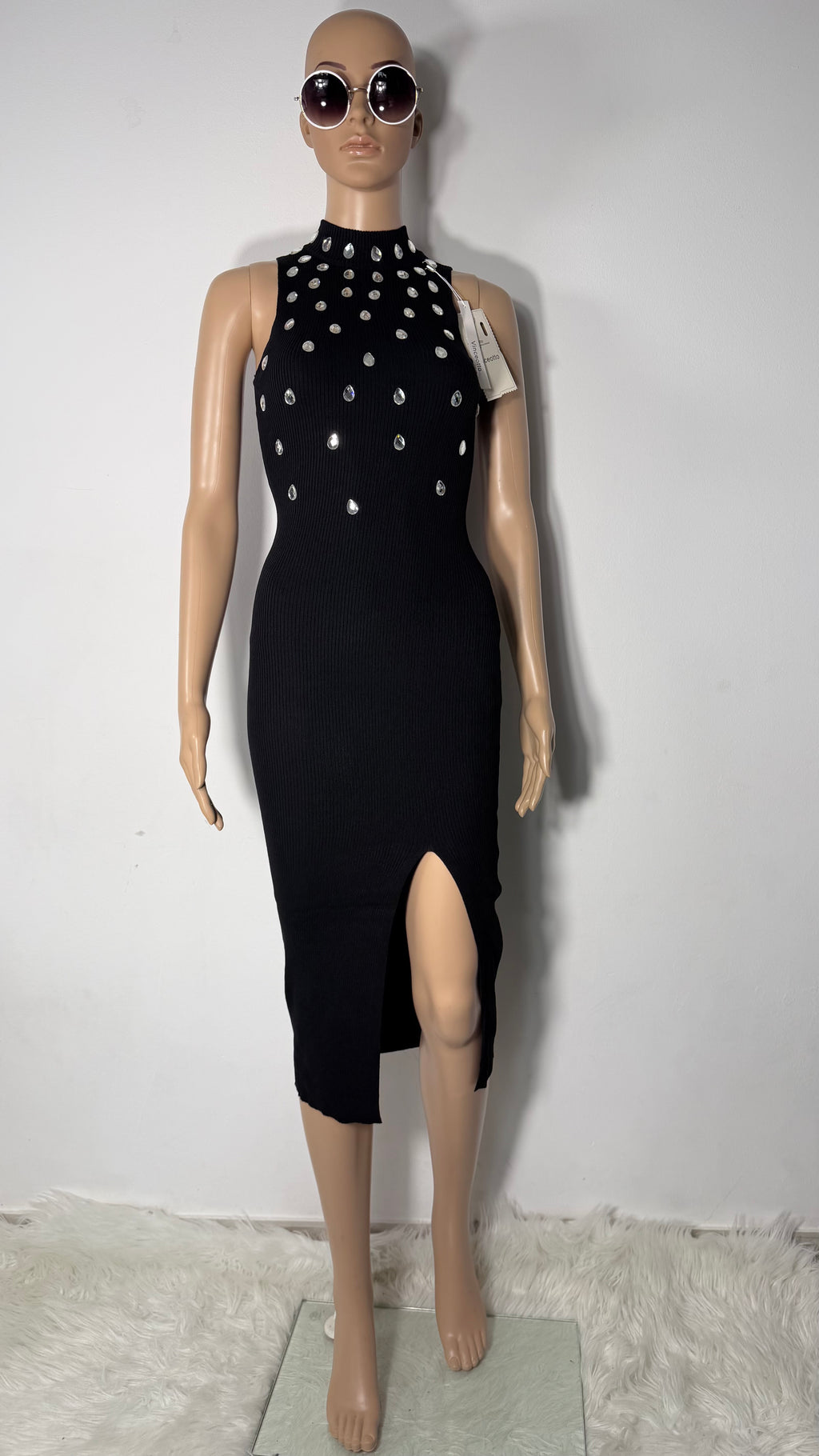 Vestito semi-lungo elegante da donna