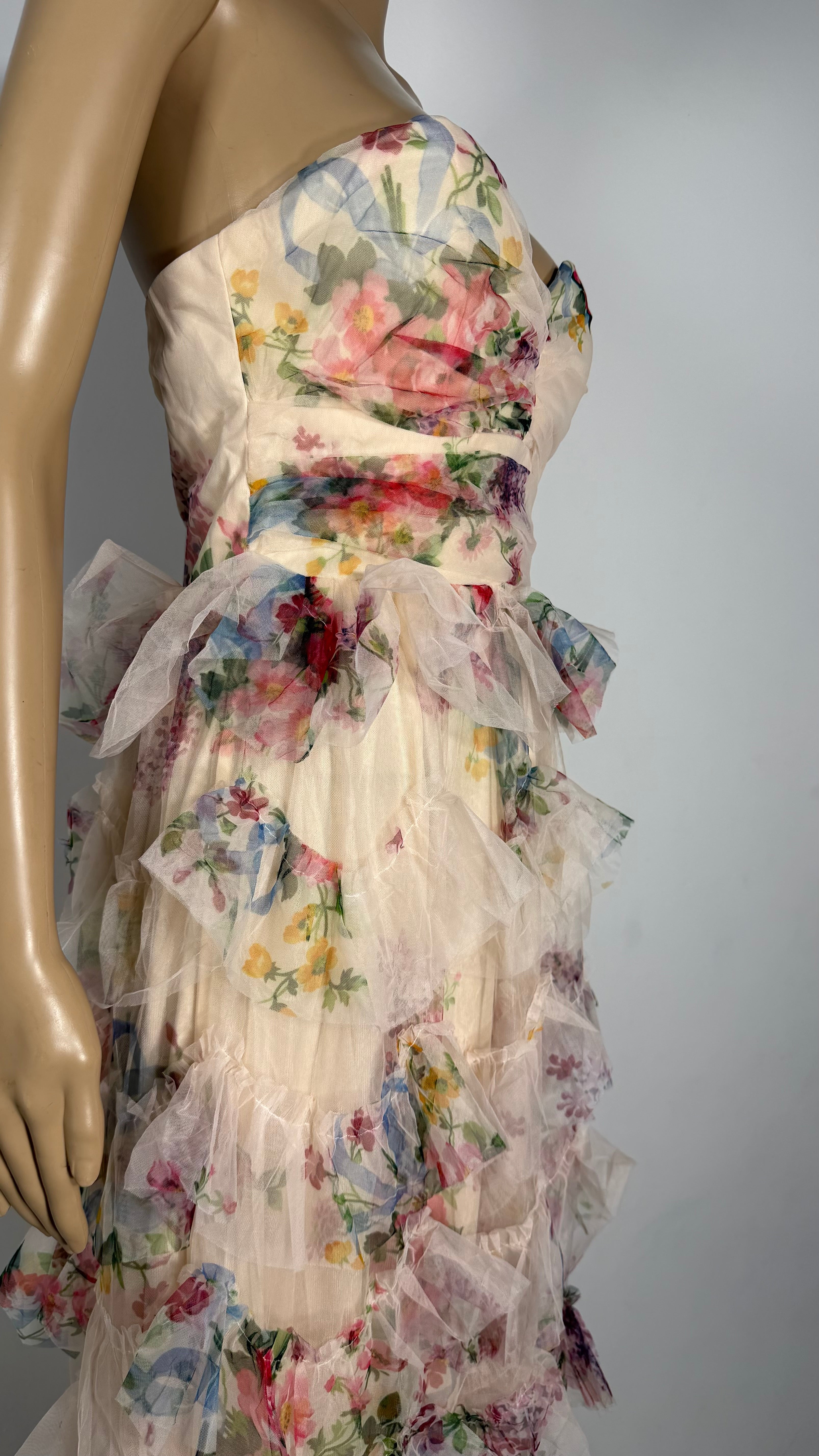 Vestito Lungo Elegante Donna per Cerimonia e Feste
